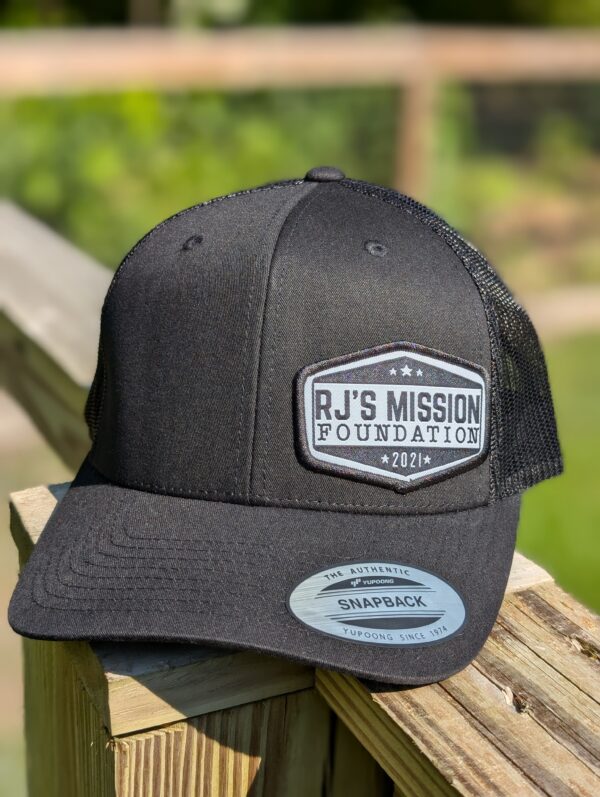 RJ’s Mission Emblem Trucker Hat - Image 5